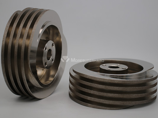 Electroplated CBN sharpening grinding wheels